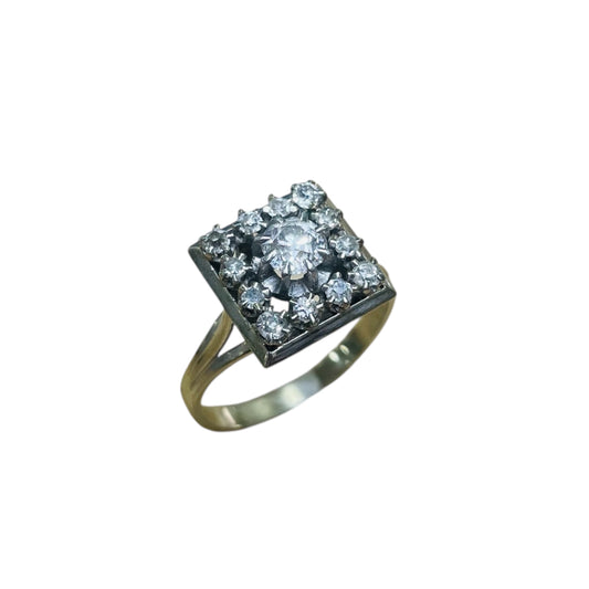 Bague Chou en Or Blanc 18K Taille-55