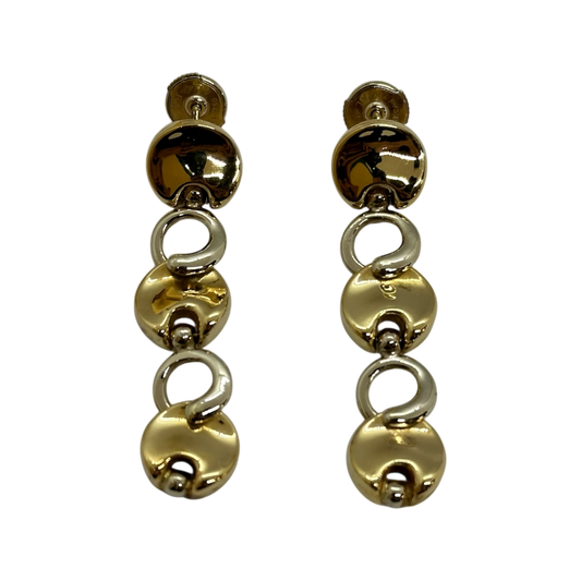 Boucles d'oreille or pendantes