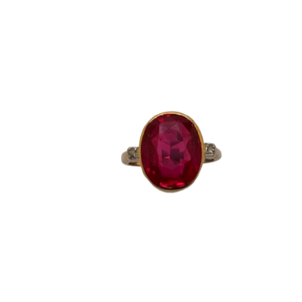 Bagues Anciennes en Or 18K Taille-50