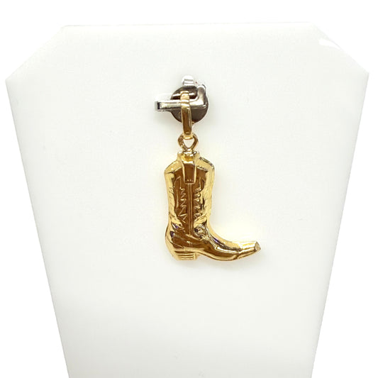 Pendentif Botte en Or Jaune 18k - 0.95 Grs