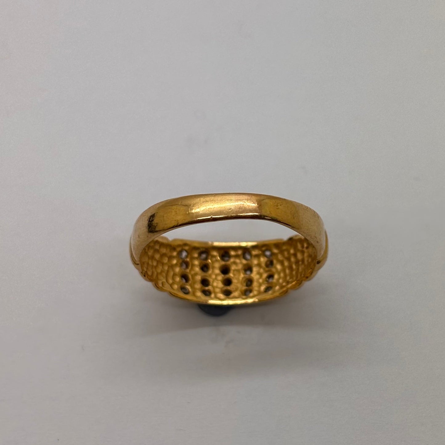 Bague en Or Jaune 18K Taille-56