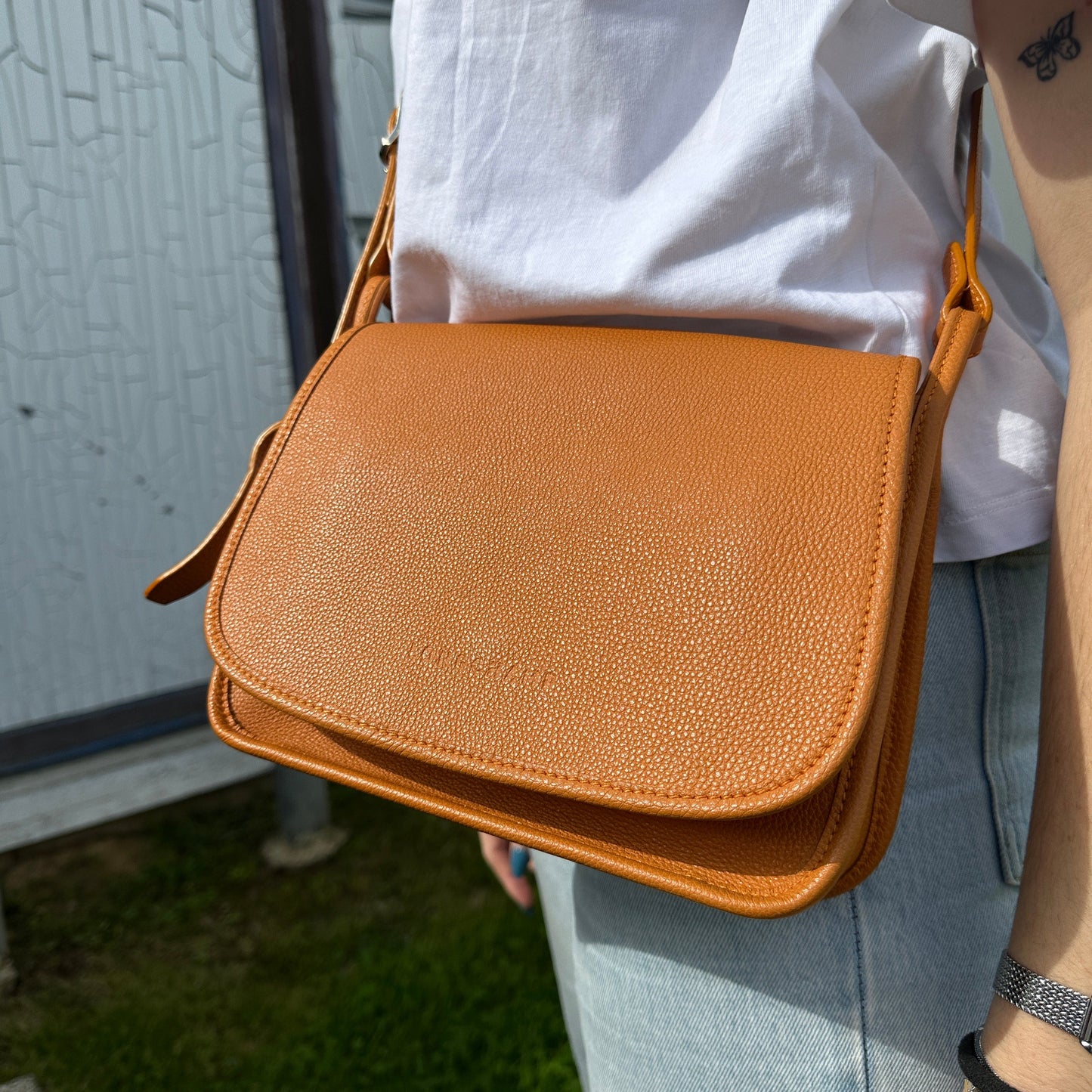 Sac à main Longchamp Camel 1516