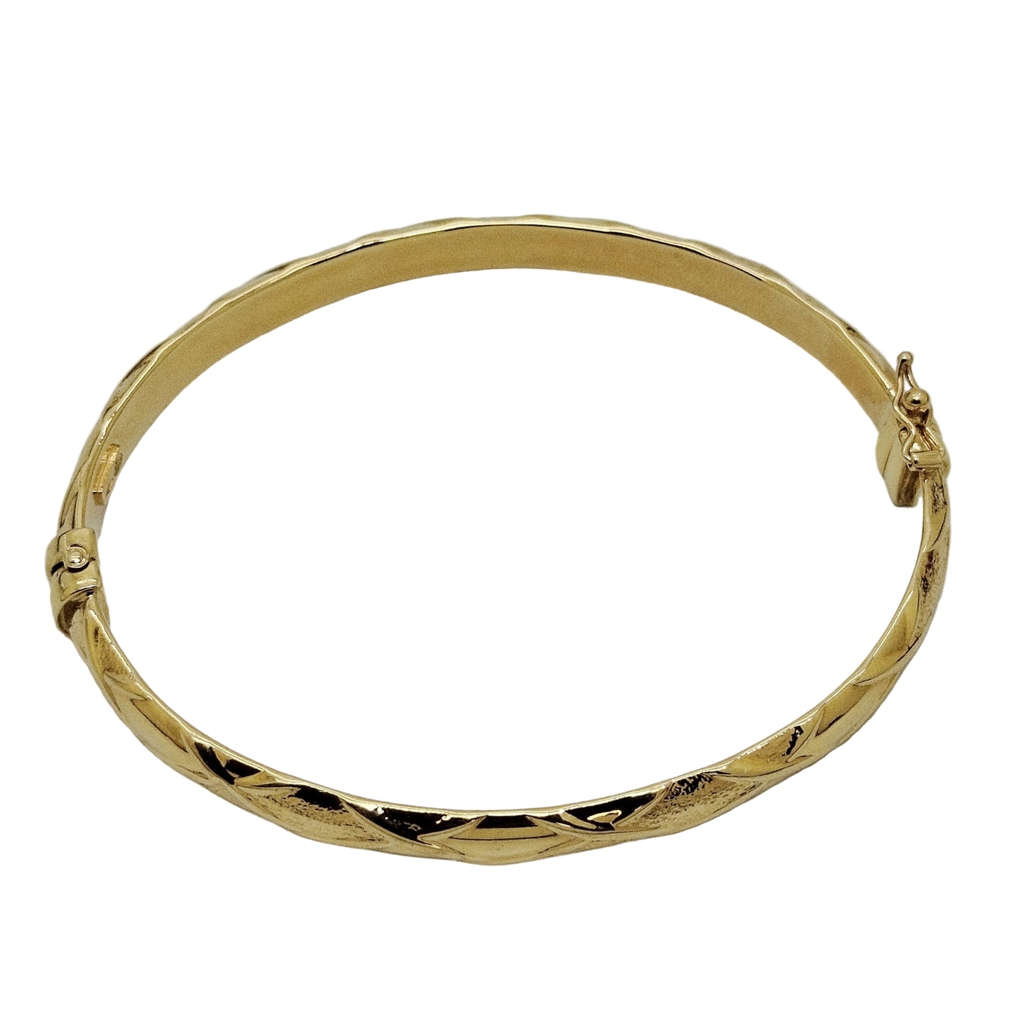 Bracelet Jonc en Or Jaune 18K Poinçonné 750