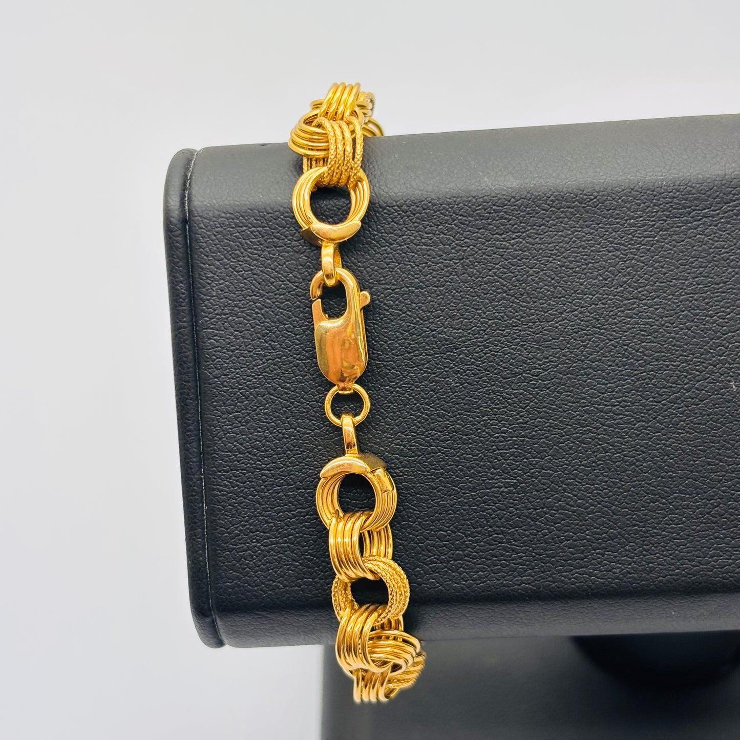 Bracelet gourmette en Or Jaune 18K - 8.17 Grs