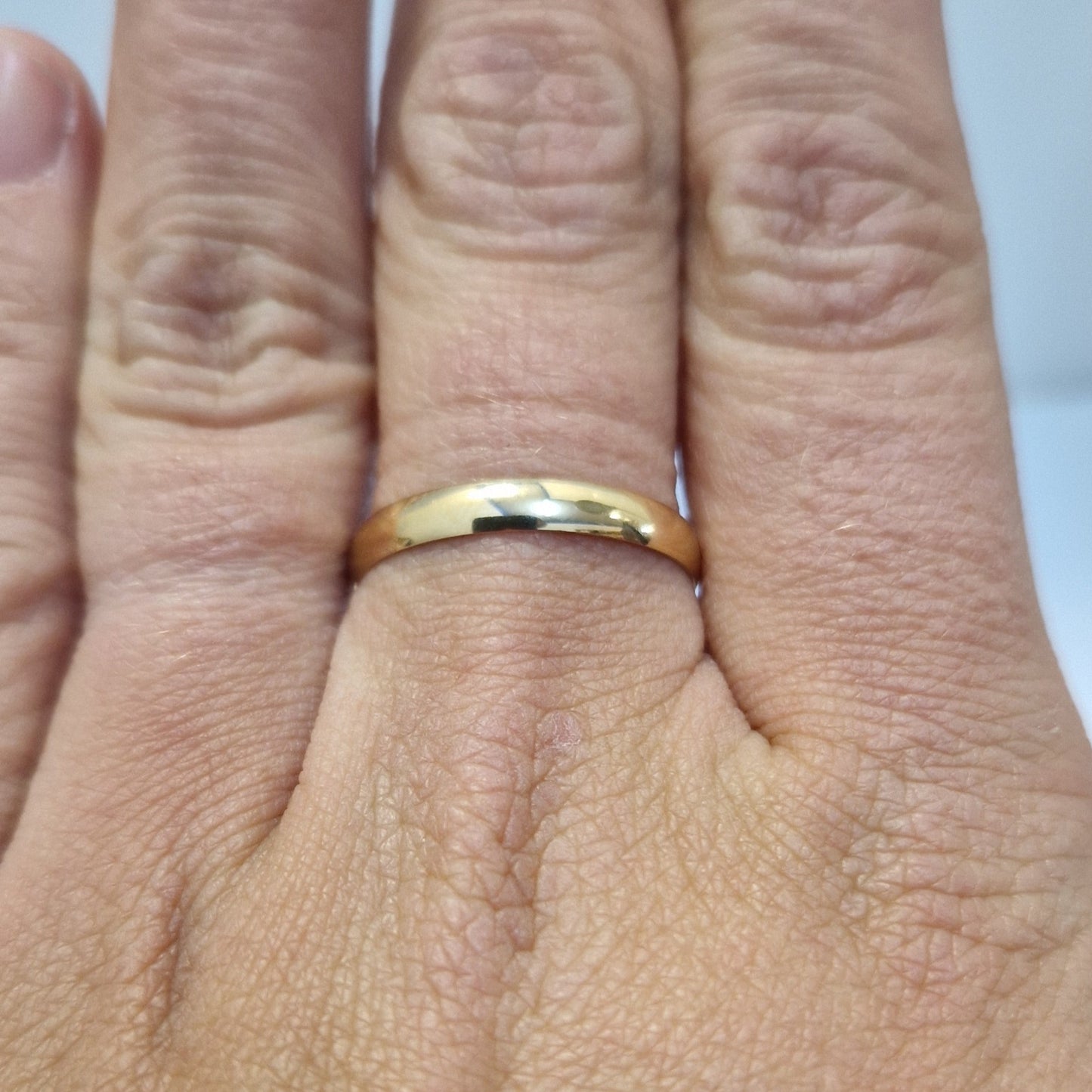 Bagues Alliance Or Jaune 18K 1.88 Grs - Taille 62