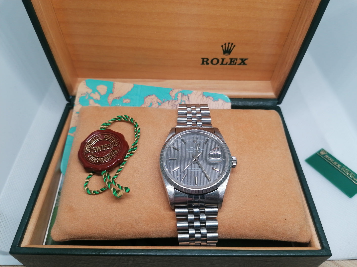 Montre ROLEX Datejust Classique Acier Automatique 1995 Très Bon Etat