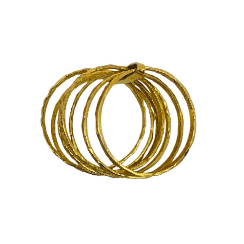 Bagues semainier en or jaune 18 carats –  T 58