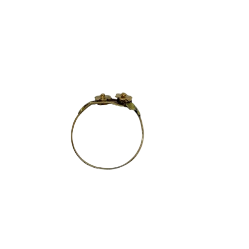 Bague Demi-Tour en Or Jaune 18 Carats – T 55