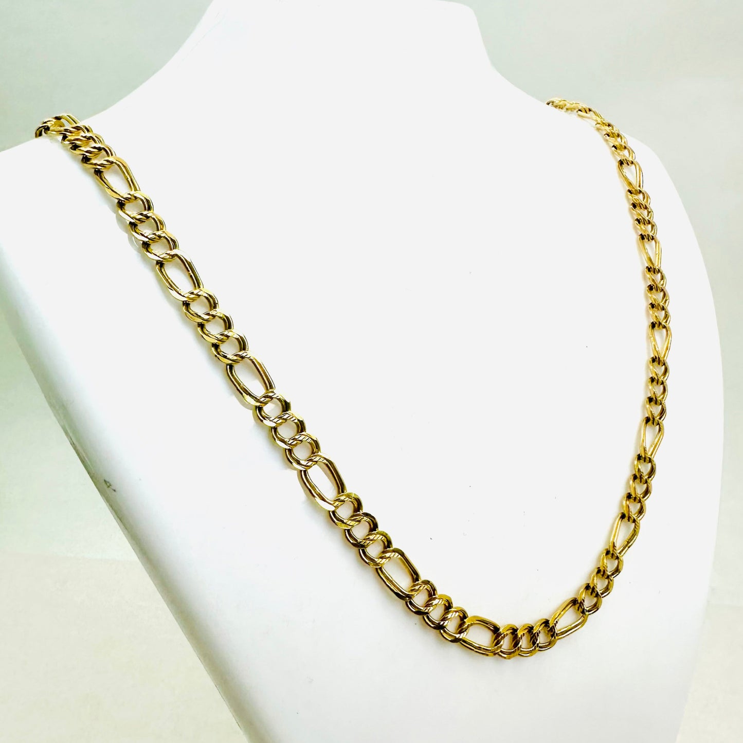 Collier or 22k maille Figaro