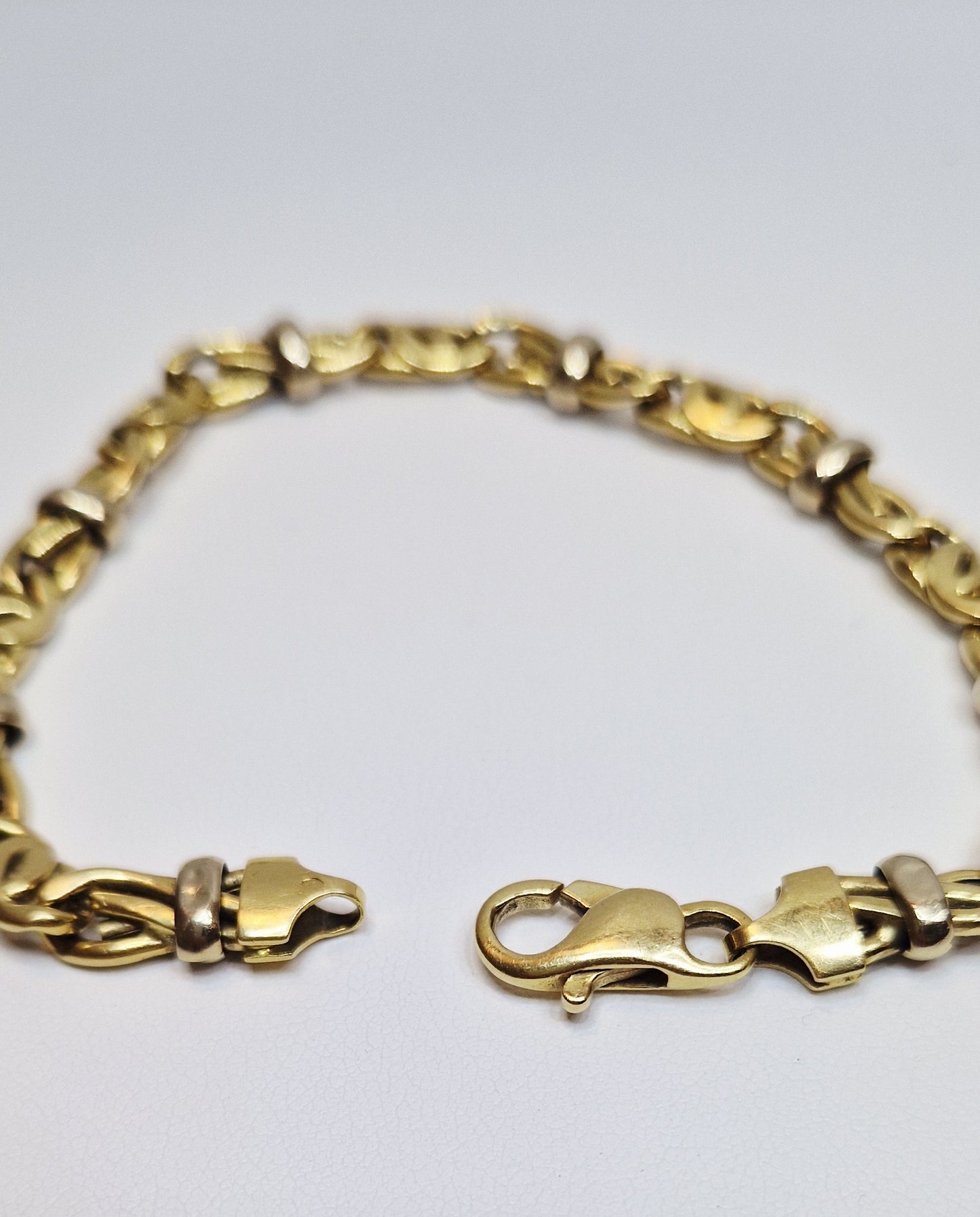 Bracelet Maillon Royale en Or Jaune 18K 11.60 Grs