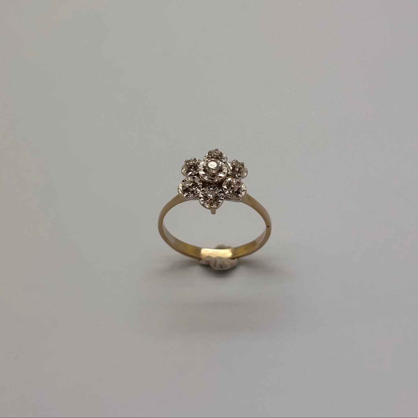 Bague Or Blanc 18 Carats Taille - 47.5