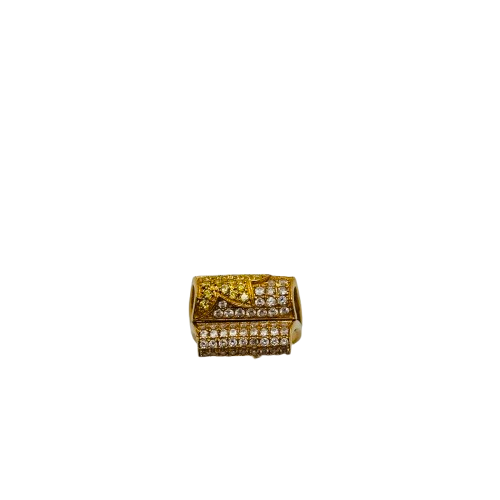 Bague en or jaune 18K Taille-59