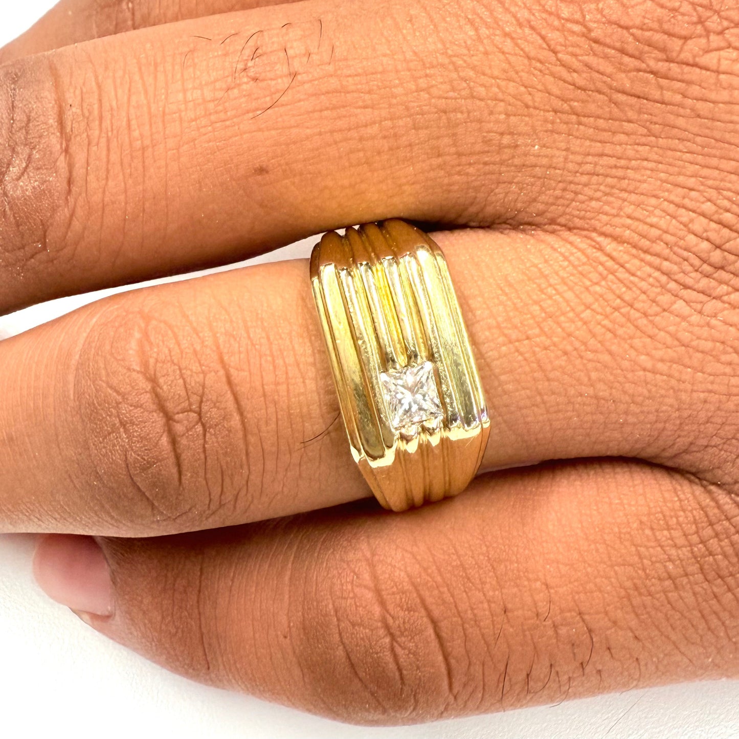 Bague Chevalière en Or Jaune Taille-65