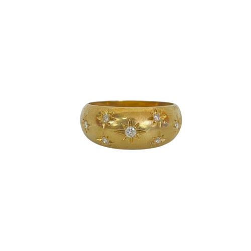Jonc en or jaune 18K Taille-52