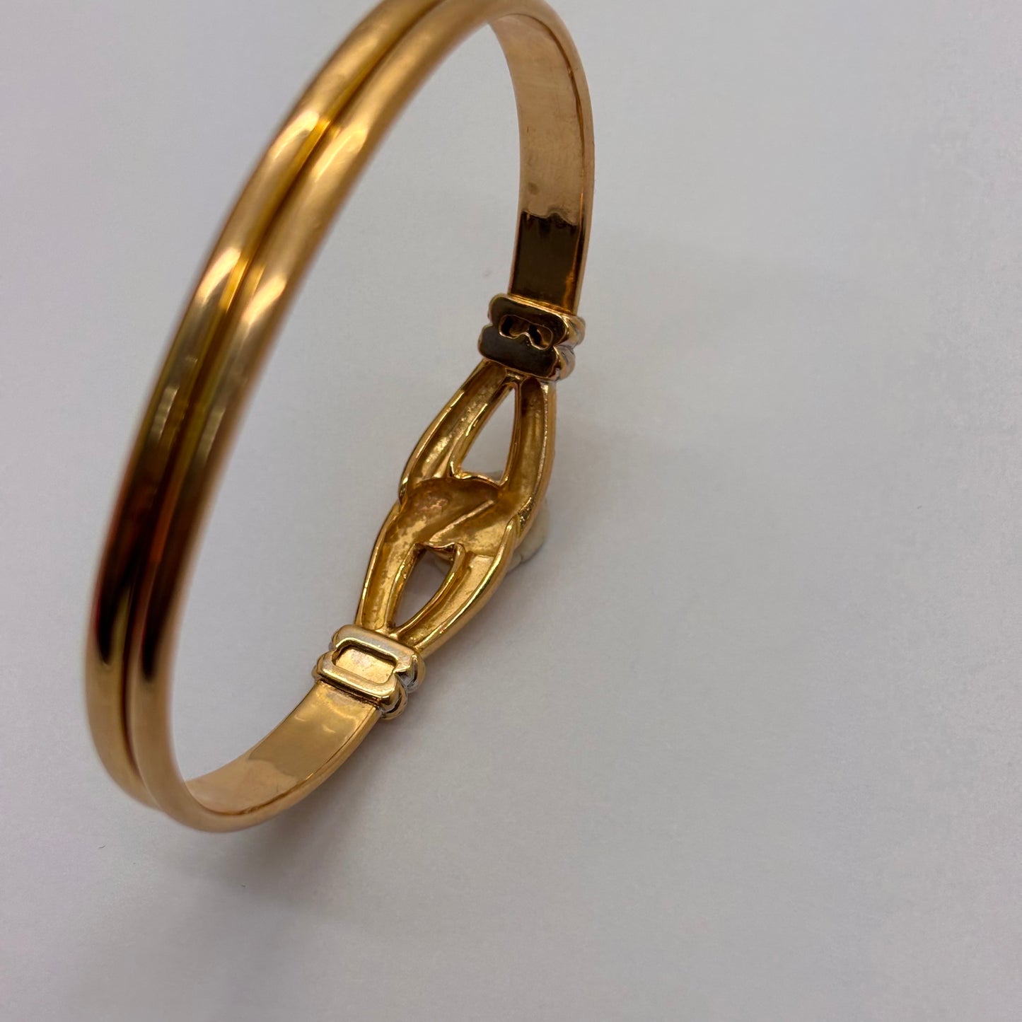 Bracelet jonc en or jaune 18K 12.99 Grs