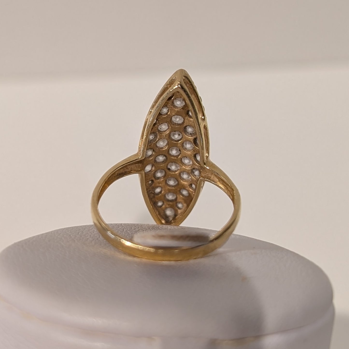 Bagues Marquise Or Jaune Taille-54