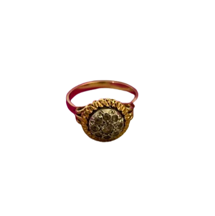 Bague Ancienne en Or 18K Taille-56