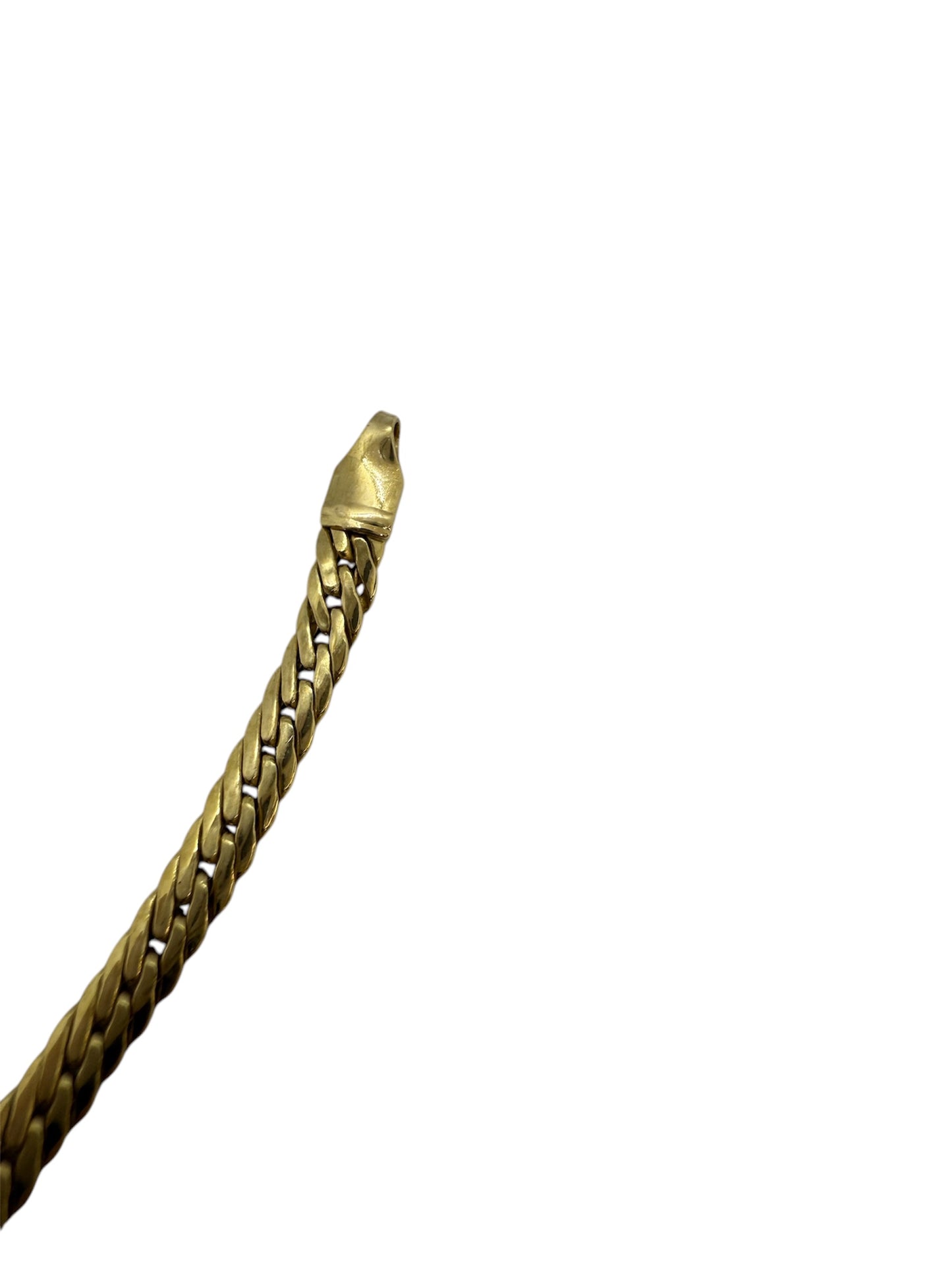 Collier Ras du Cou Anglaise Or Jaune 18 Carats 43cm