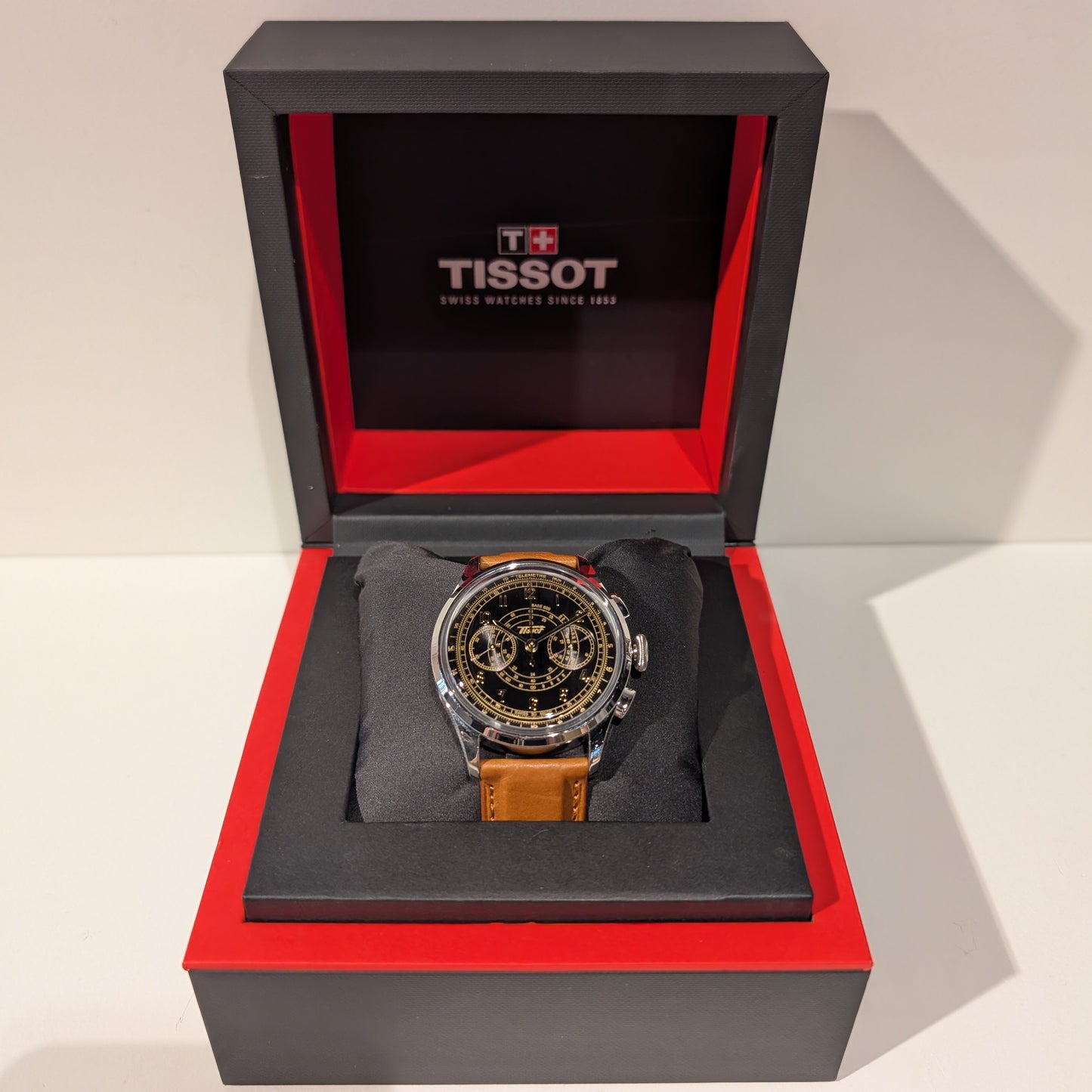 Montre Tissot Telemeter 1938 Chronographe Automatique Acier en Très Bon Etat