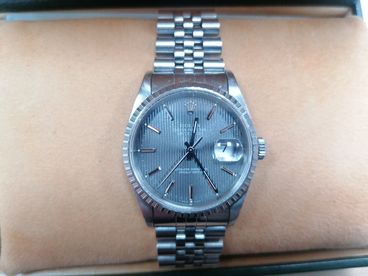 Montre ROLEX Datejust Classique Acier Automatique 1995 Très Bon Etat