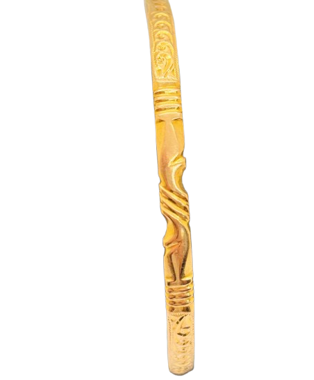 Bracelet jonc en or jaune 18K 13.29 Grs