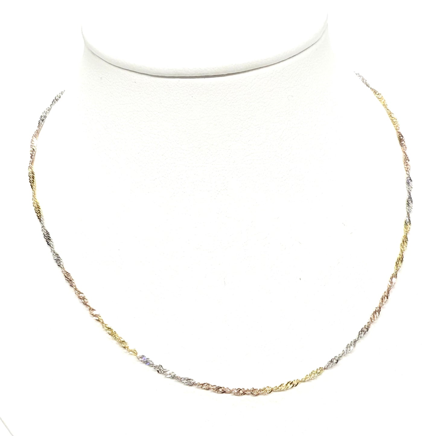 Collier Chaîne Torsadée Or 18k - 2.22 Grs