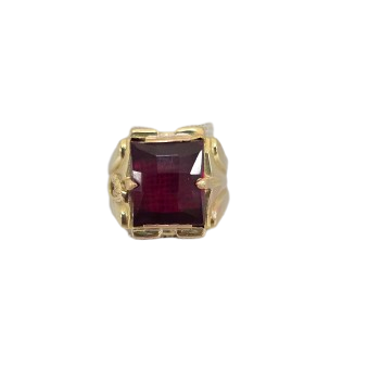 Chevalière en Or Jaune 18k 12.24 Grs - Taille 62