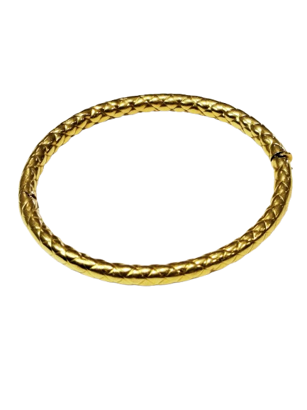 Bracelet Jonc en Or Jaune 18K 12.66 Grs