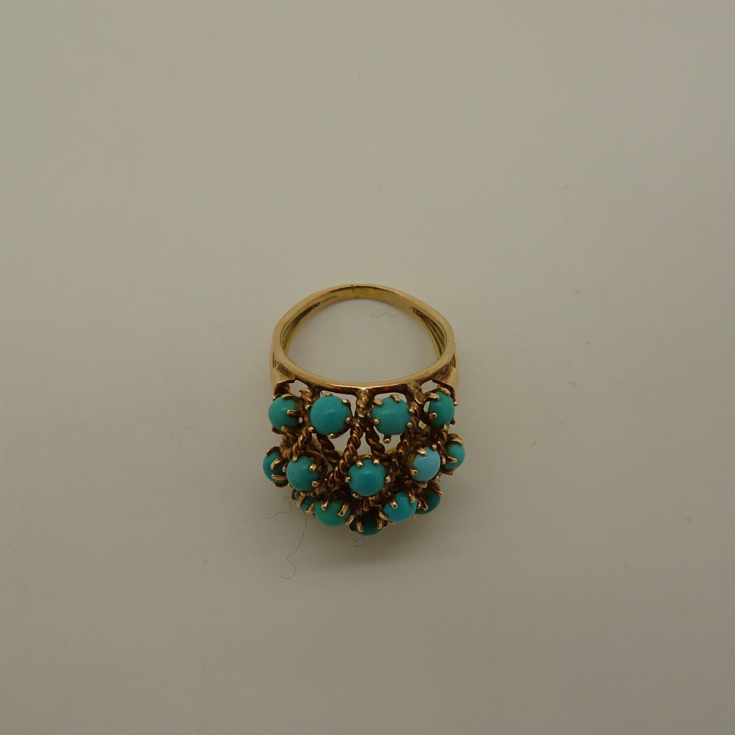 Bague en or jaune 18K Taille-55