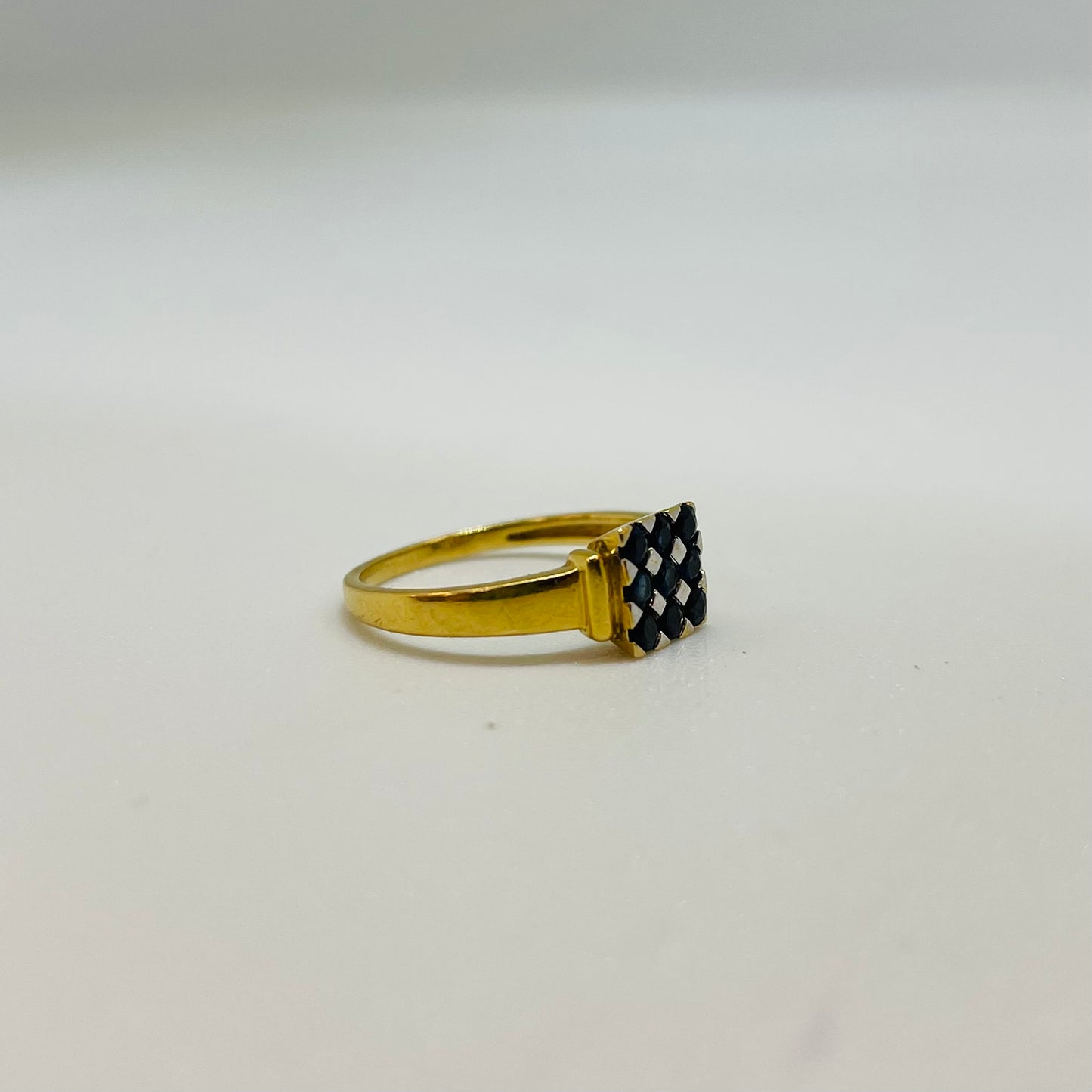Bague en Or Jaune 18K Taille-52.5