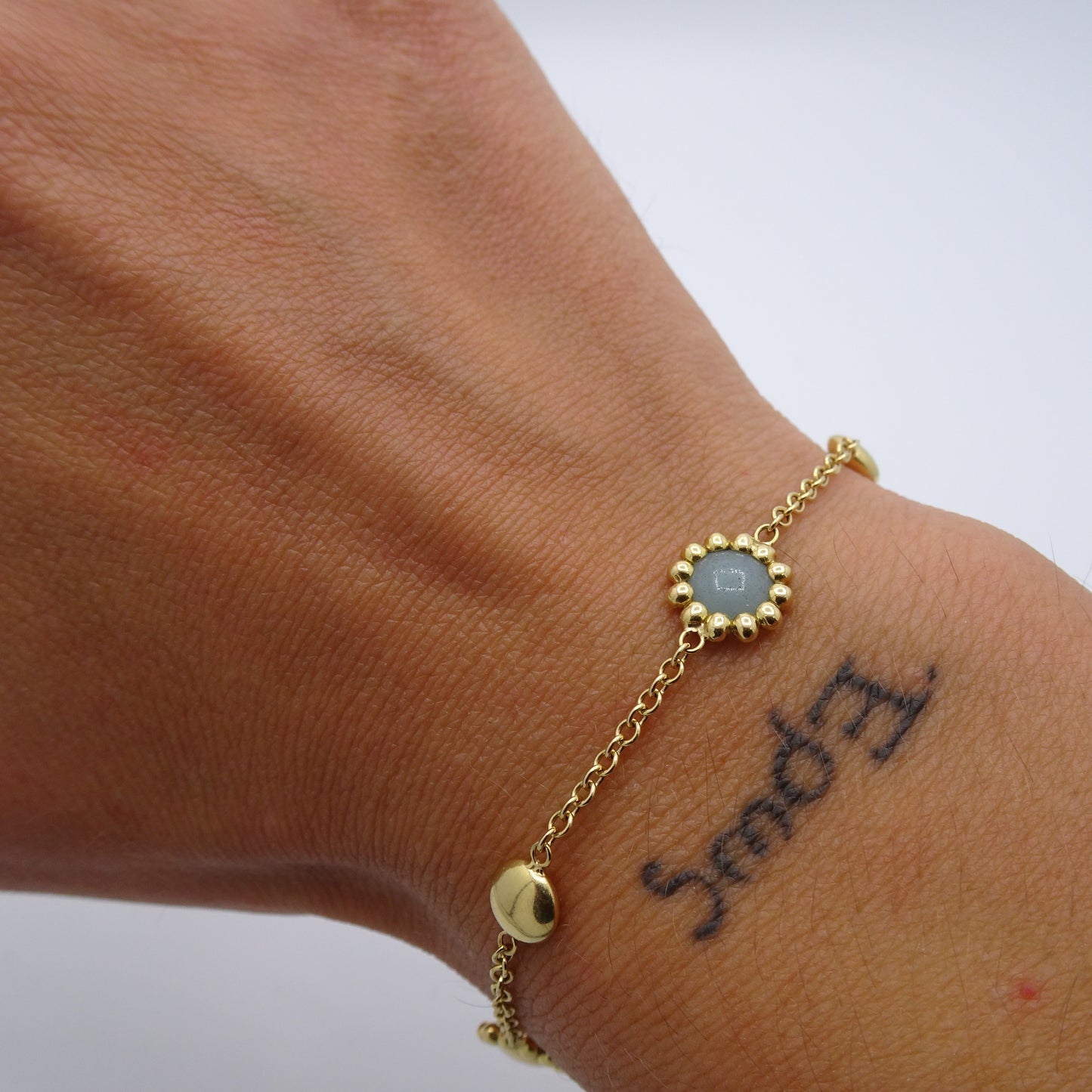 Bracelet Maillon Forçat Or Jaune 18K 4.87 Grs