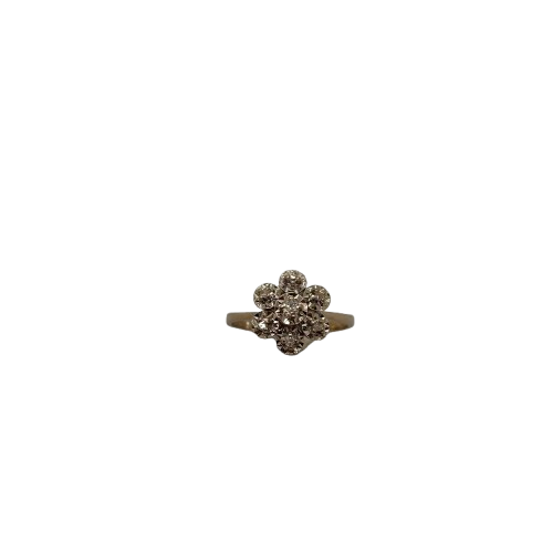 Bague Or Blanc 18 Carats Taille - 47.5