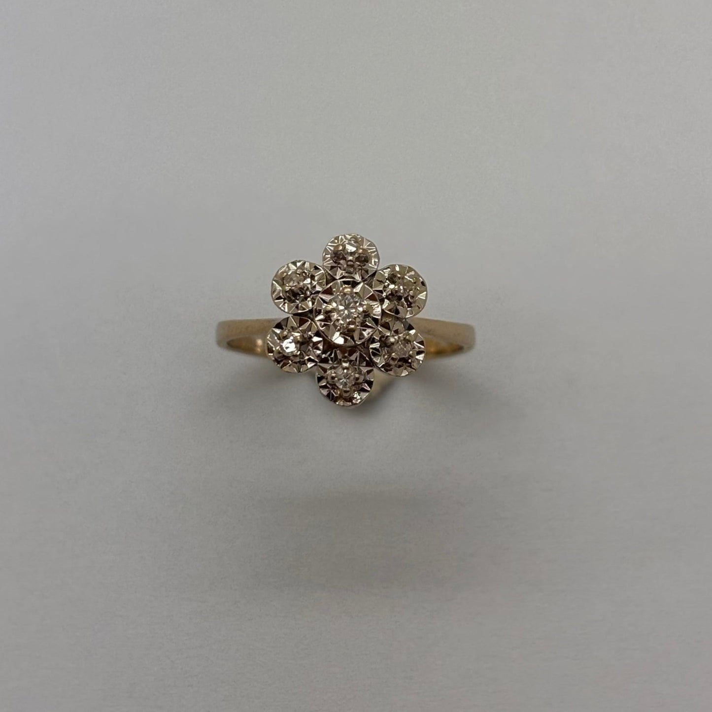 Bague Or Blanc 18 Carats Taille - 47.5