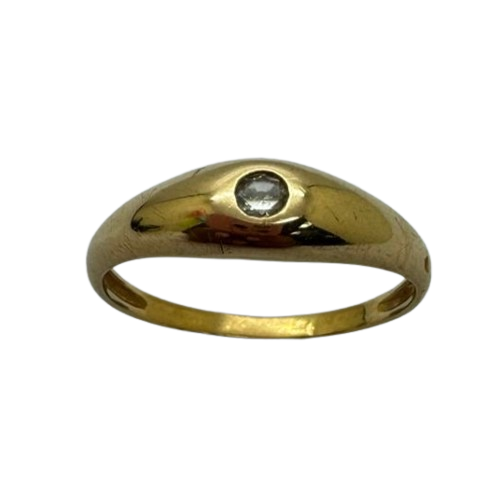 Bague Chevalière en Or Jaune 18K Taille-53