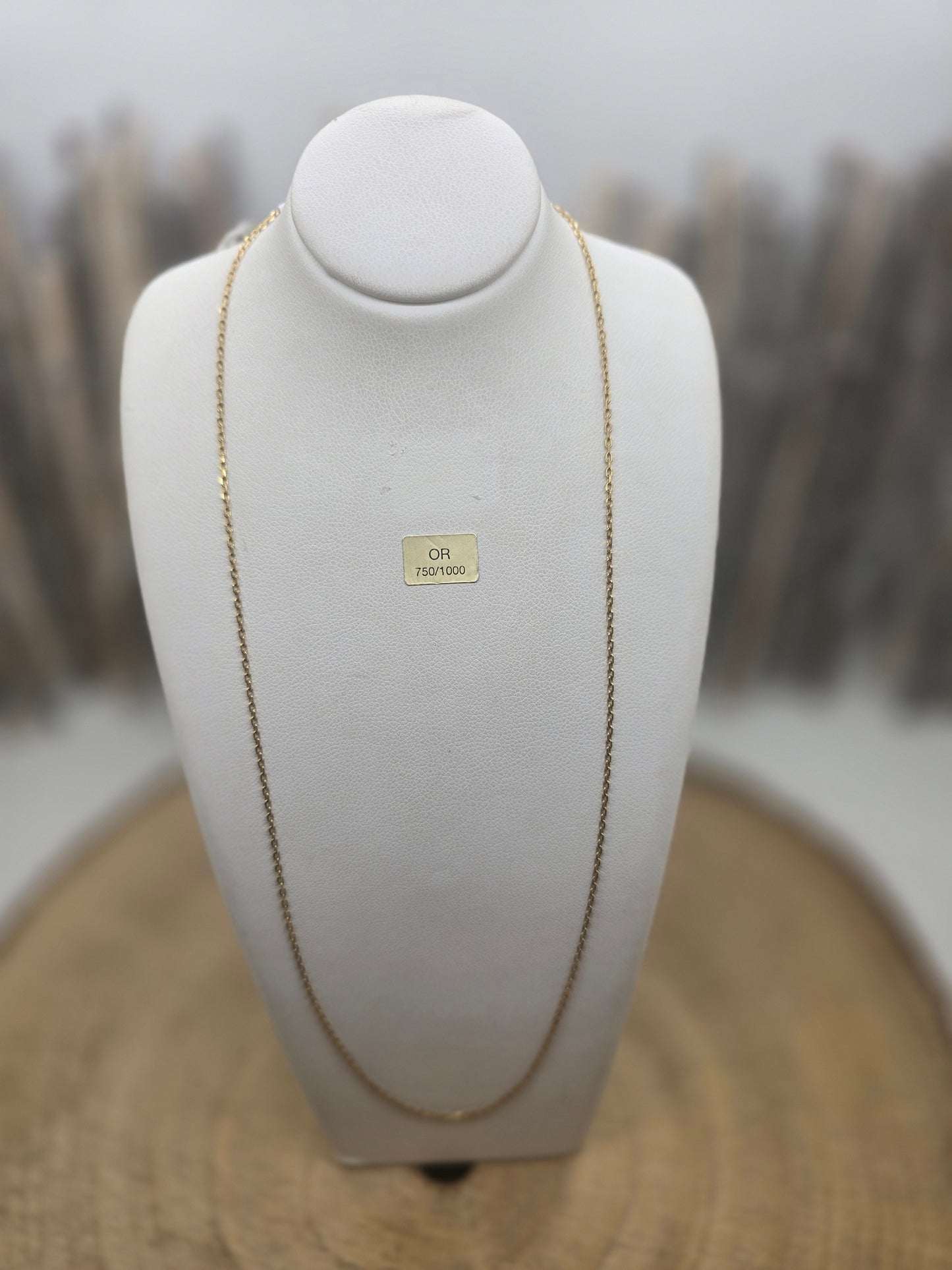 Collier Princesse en Or Jaune 18K 2.46 Grs