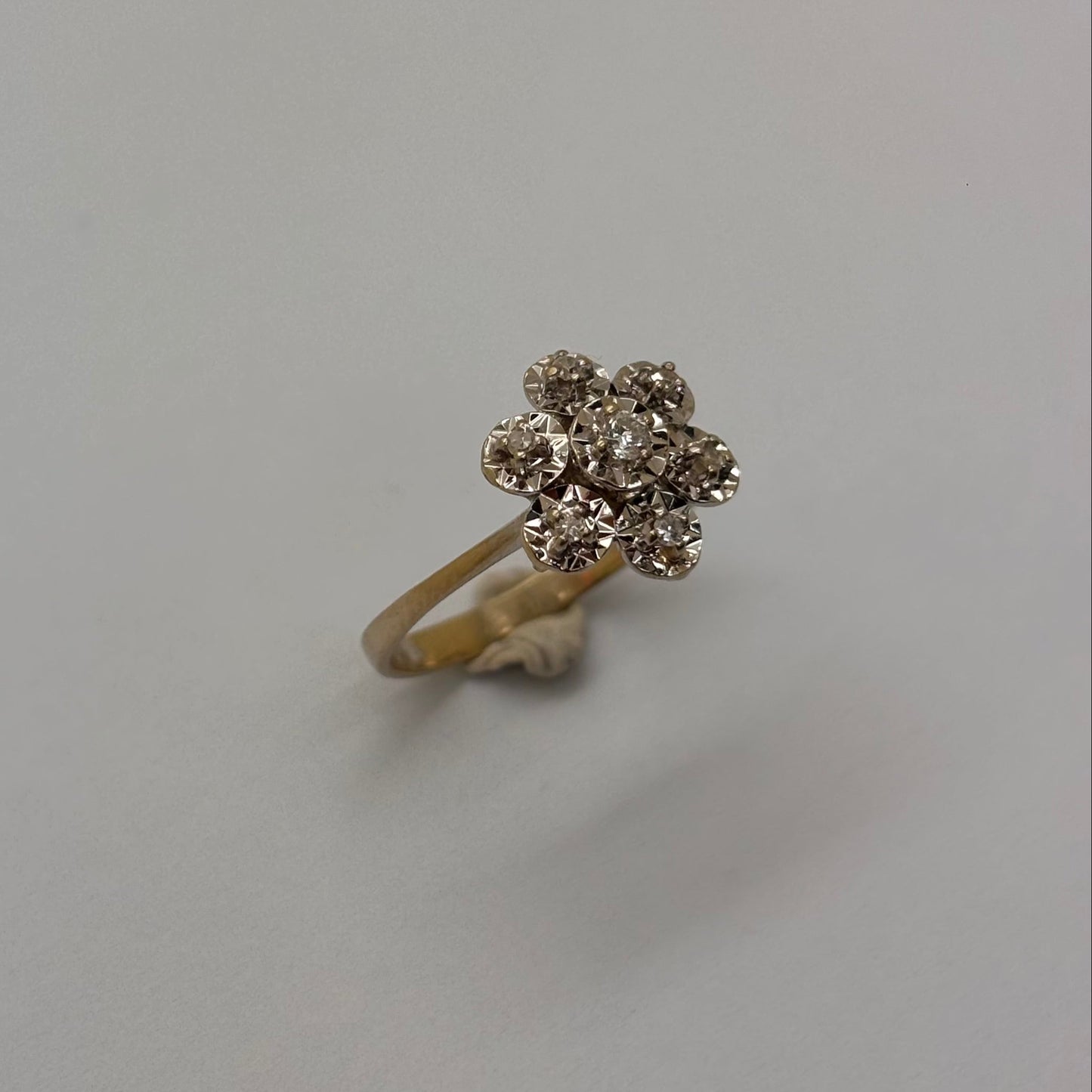 Bague Or Blanc 18 Carats Taille - 47.5