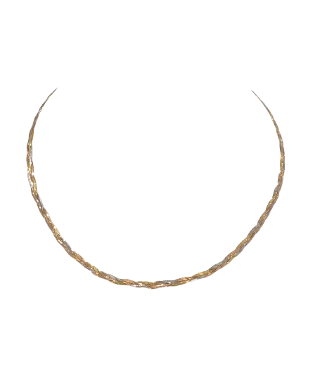 Collier Ras du Cou en or jaune 18K 4.50 Grs