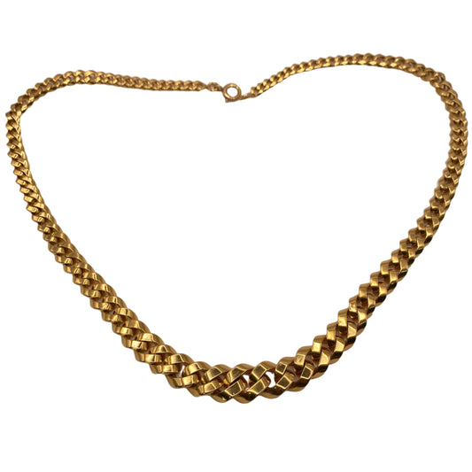 Collier Ras du Cou en Or Jaune 18K - 21.23g