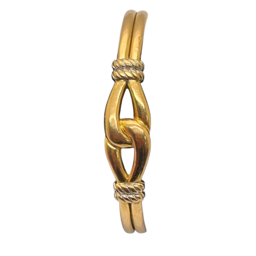 Bracelet jonc en or jaune 18K 12.99 Grs