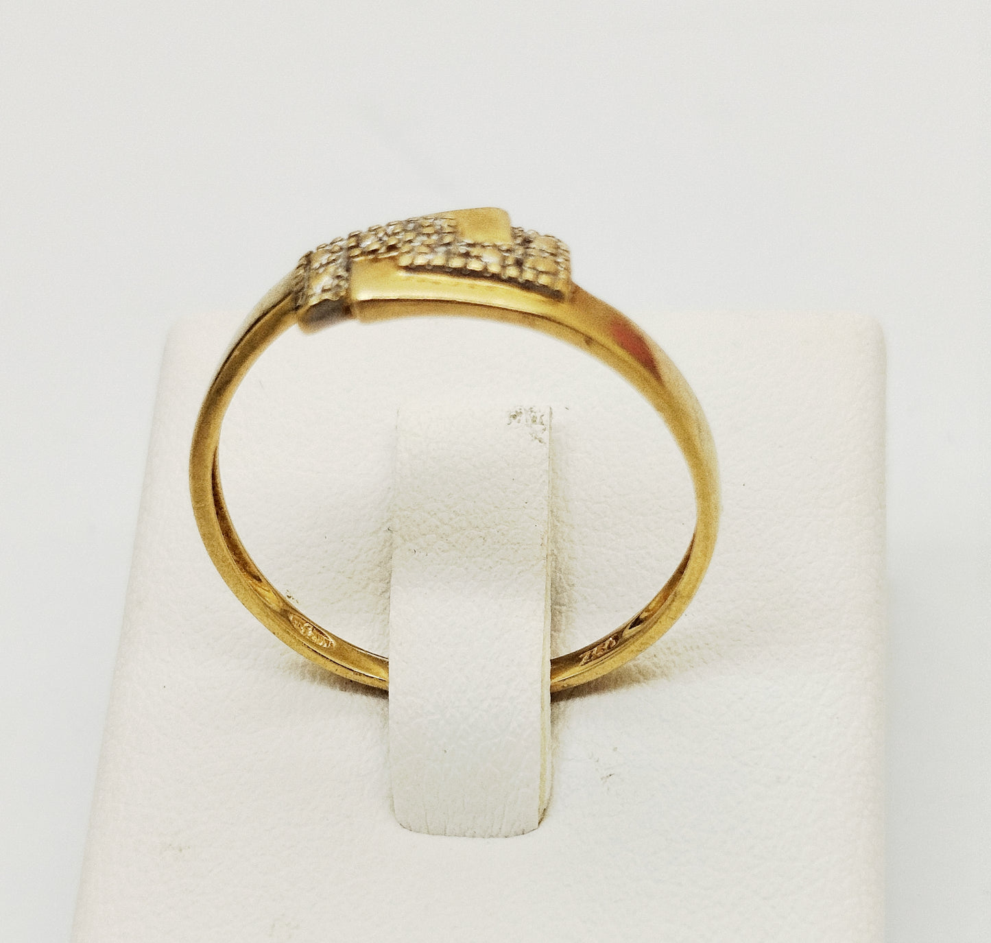 Bague en or jaune 18K Taille-58