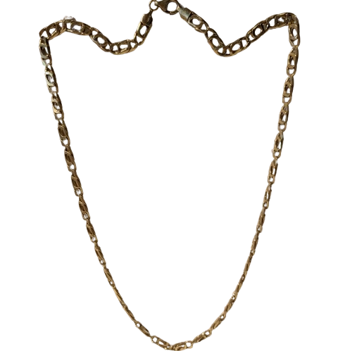 Collier Matinée Or Jaune 18K Maille Marine 23.51 Grs