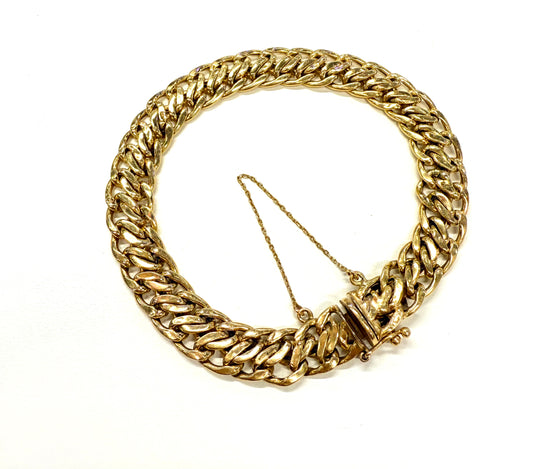 Bracelet maille russe en or 18k 11.58 Grs