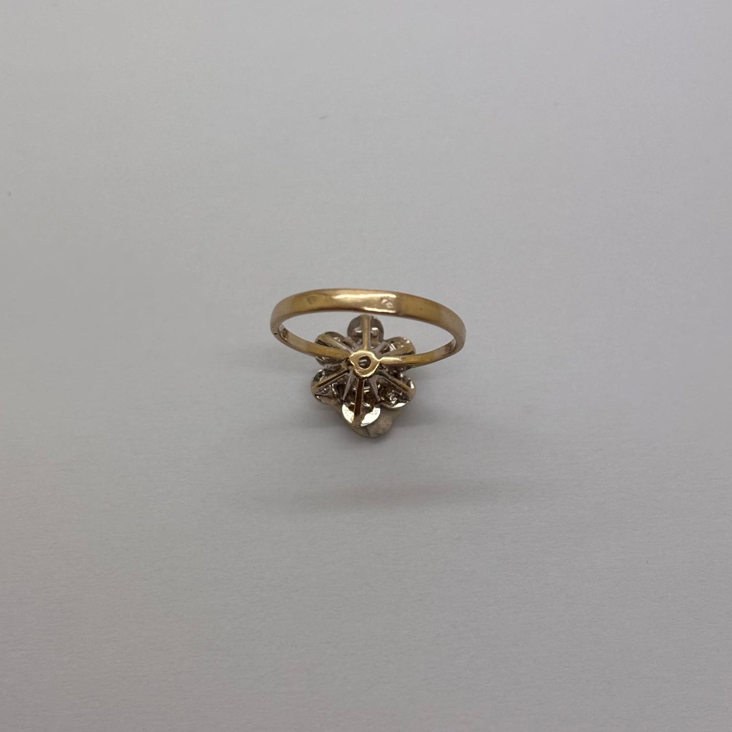 Bague Or Blanc 18 Carats Taille - 47.5
