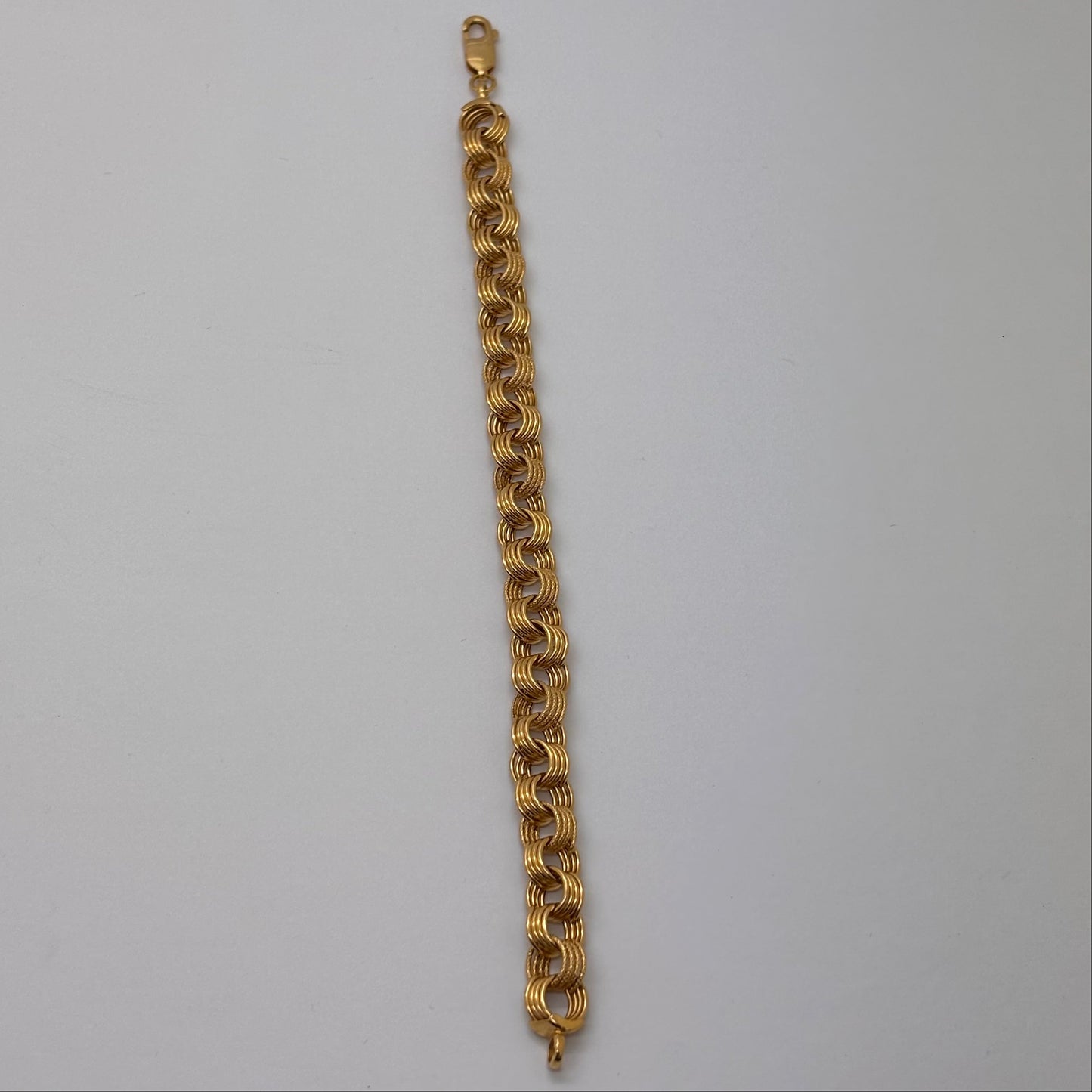 Bracelet gourmette en Or Jaune 18K - 8.17 Grs