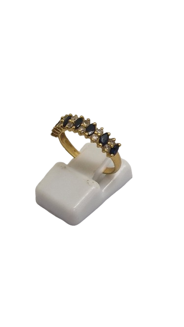 Bague en Or Jaune 18K Taille-53