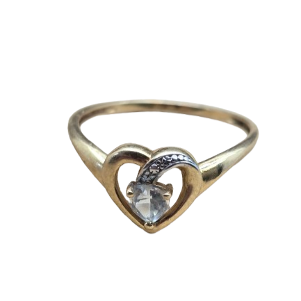 Bague Solitaire Or Jaune 18 Carats - T 55