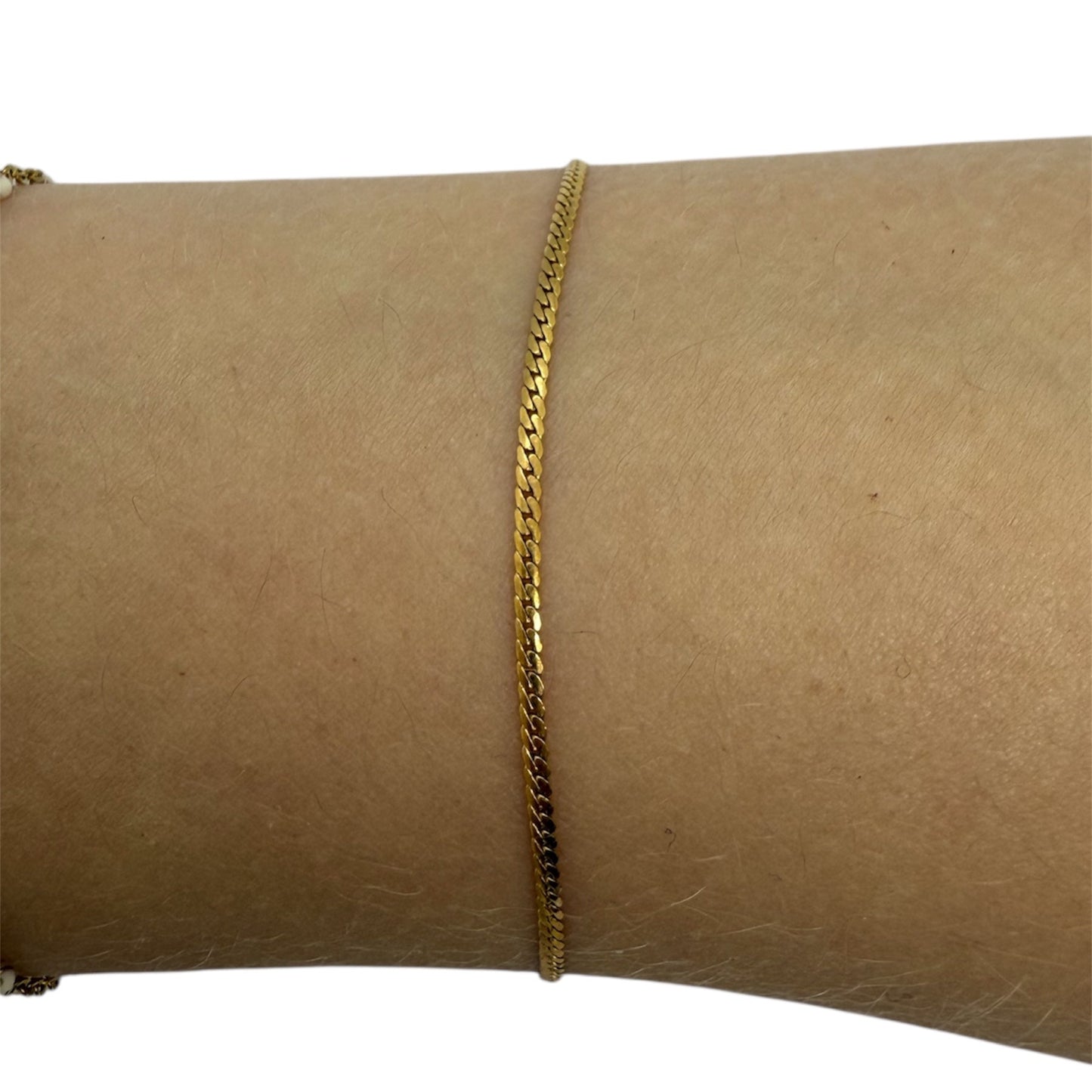 Bracelet Maille Serpent en  Or Jaune 18K - 1.80 Grs