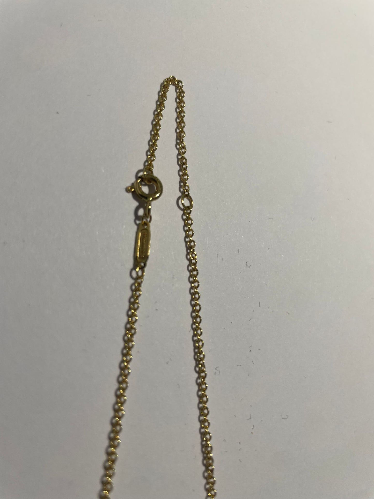 Collier Tiffany's Knot en or jaune 18K 7.57 Grs
