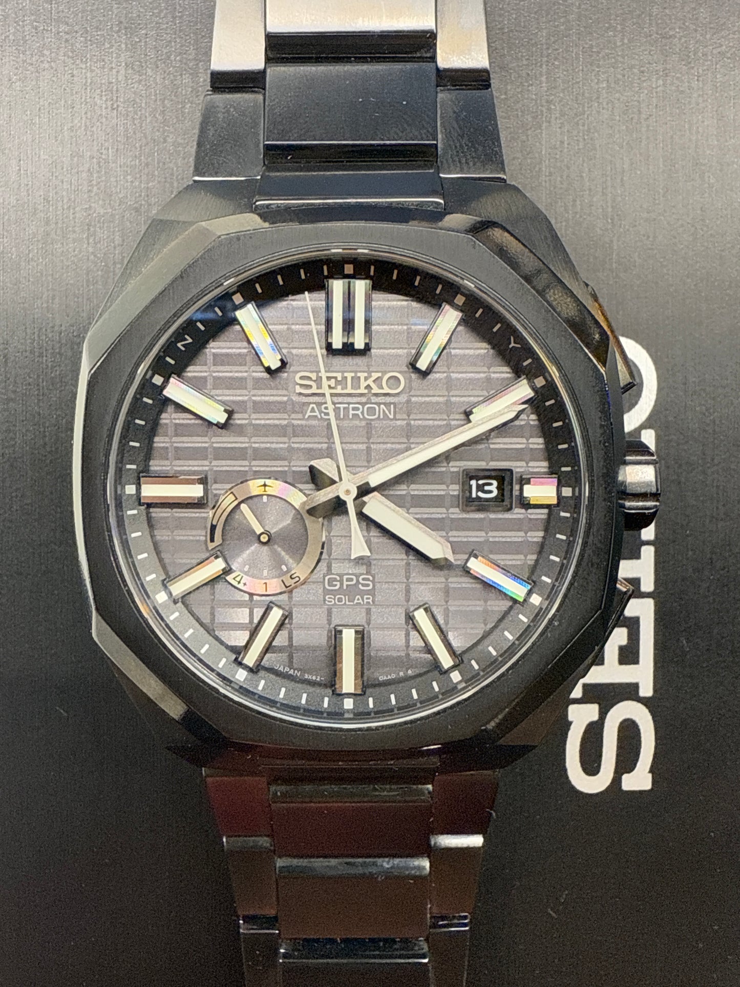 Montre Seiko Astron Solar GPS Titane Carboné