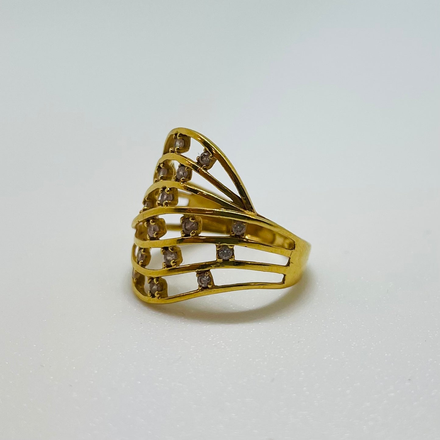 Bague en or jaune 18K Taille-54